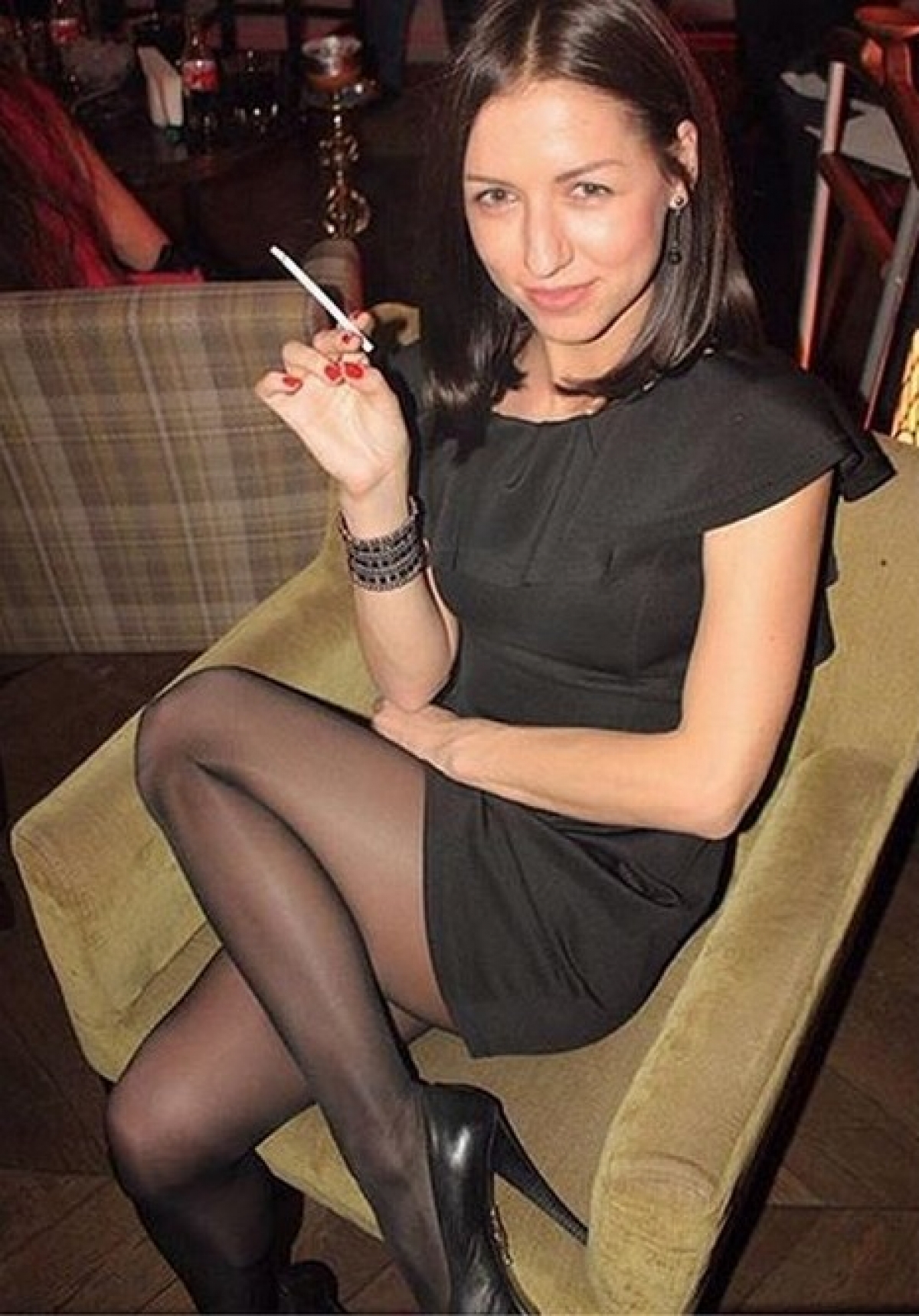 Pantyhose smoking