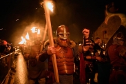 Vikingský festival ve Skotsku (foto + video)