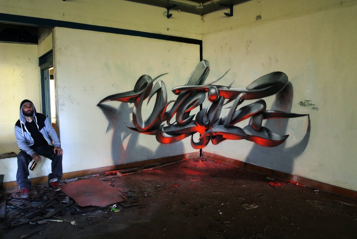 Художник Серхио Одейт Odeith автобус