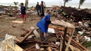Tsunami v Indonésii (foto + video)