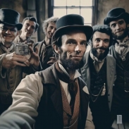 Selfie historických osobností